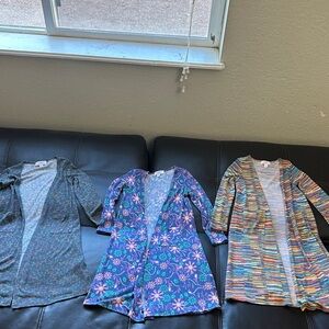 LuLaRoe Colorful Patterned Cardigans 3